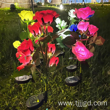 Solar Artificial Flower Light